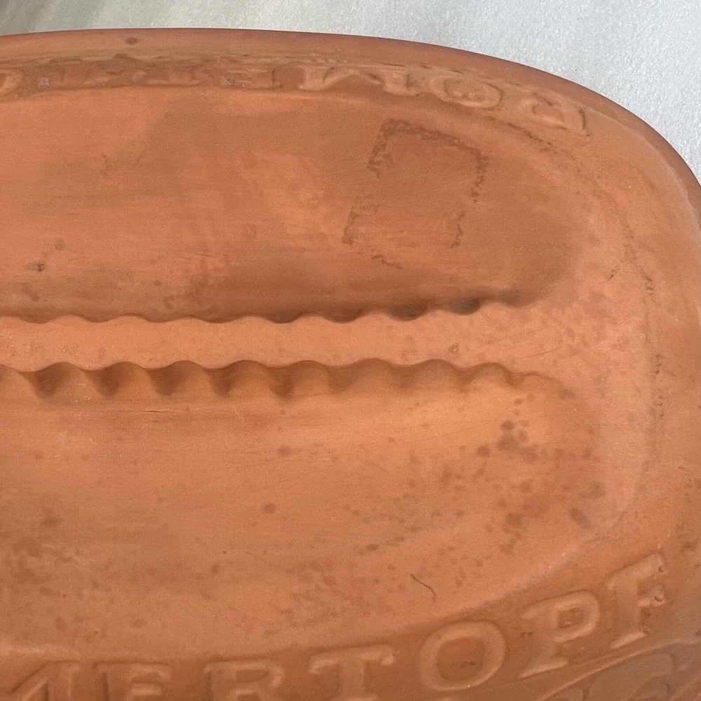 Vtg Romertopf Bay-Keramik West Germany 111 Terracotta Clay Baker Steamer Roaster